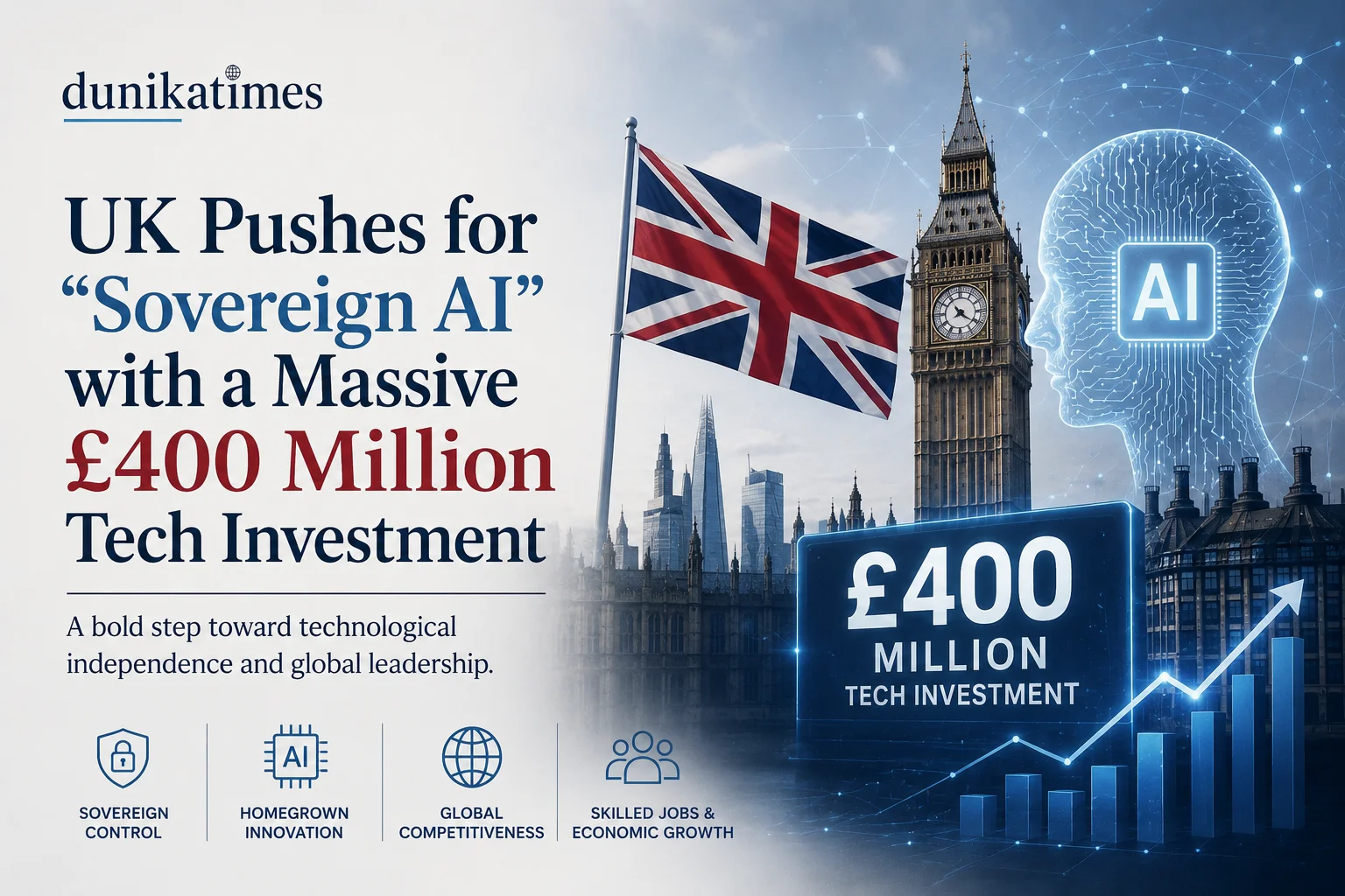 UK Pushes for "Sovereign AI" with a Massive £400 Million Tech Investment